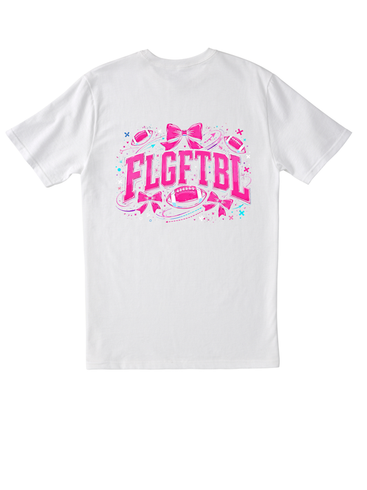 Bows and Football Tee | Youth