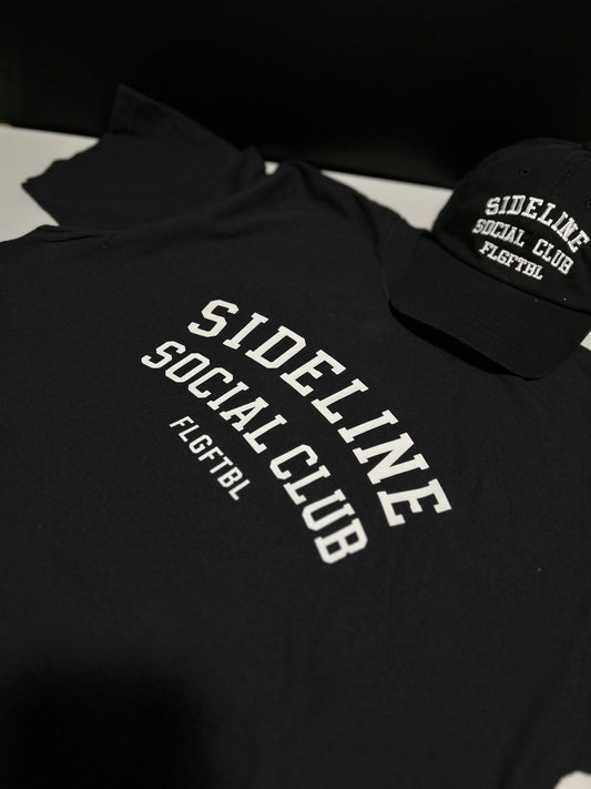 Sideline Social Club - Oversized Tee | Black