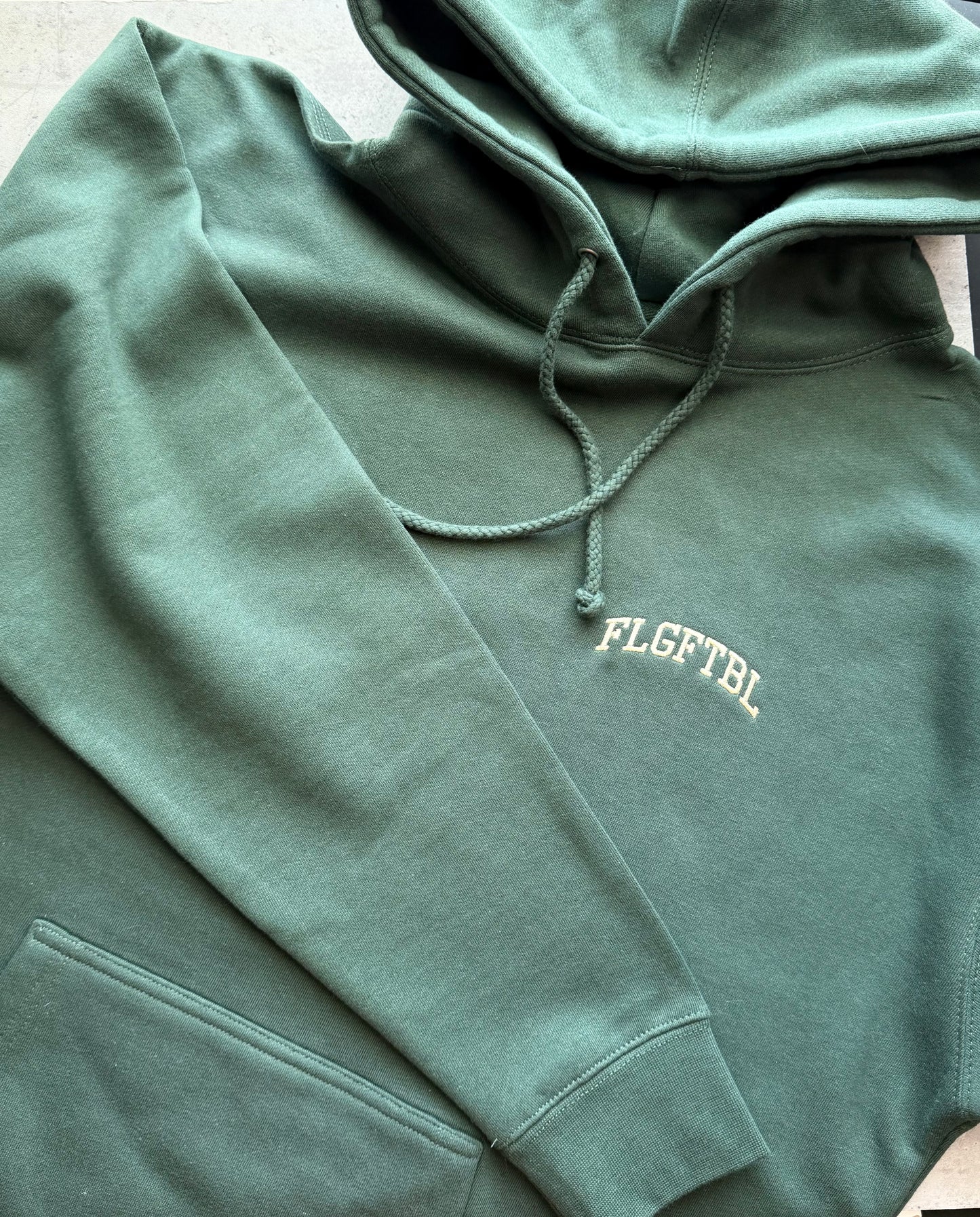 FLGFTBL Fall Hoodie | Green FLGFTBL
