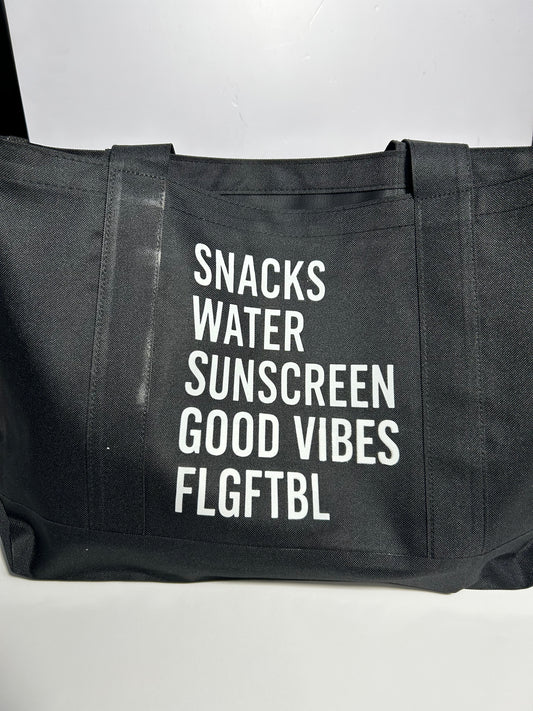 Sideline Social Club Tote | Black