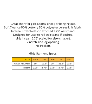 Breakaway Female Shorts | Youth