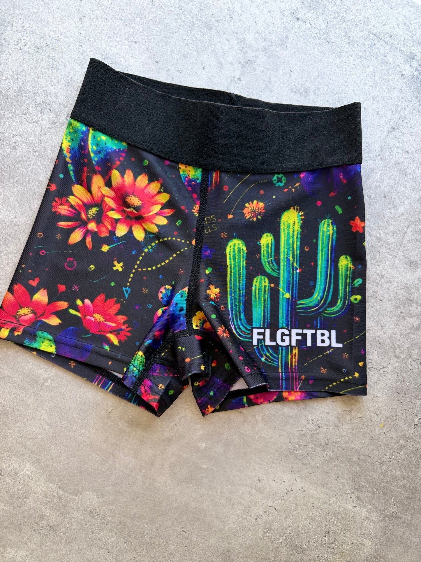 Desert Voltage Spandex Shorts | Youth