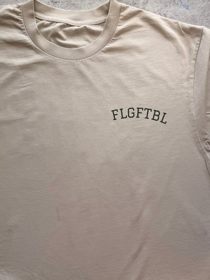 Weekend Uniform Oversized Tee | Cream FLGFTBL