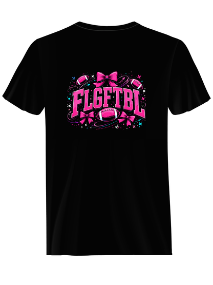Bows and Football Tee | Youth