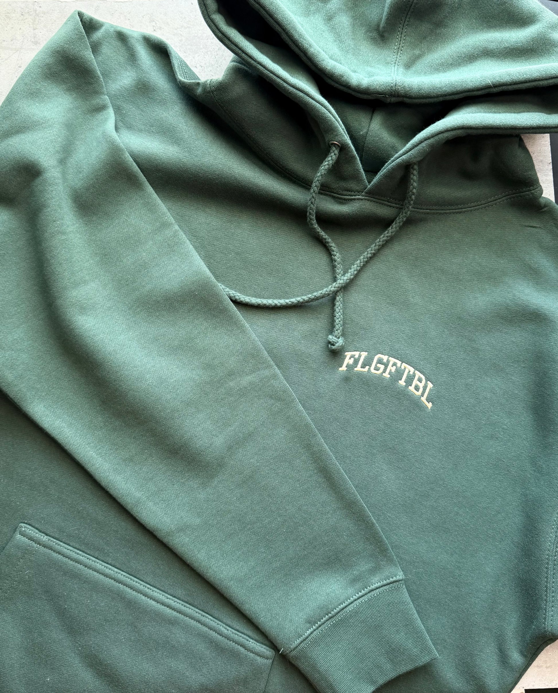 FLGFTBL Fall Hoodie | Green FLGFTBL