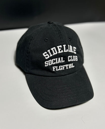 Sideline Social Club Dad Hat | Black