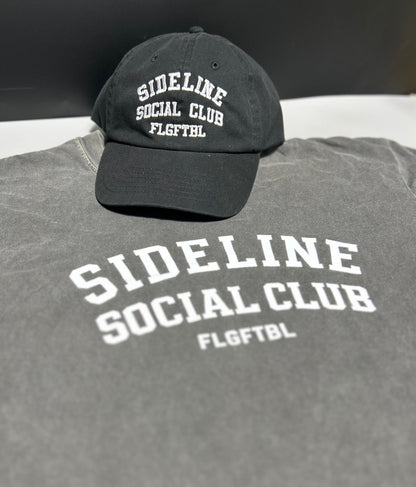 Sideline Social Club Dad Hat | Black
