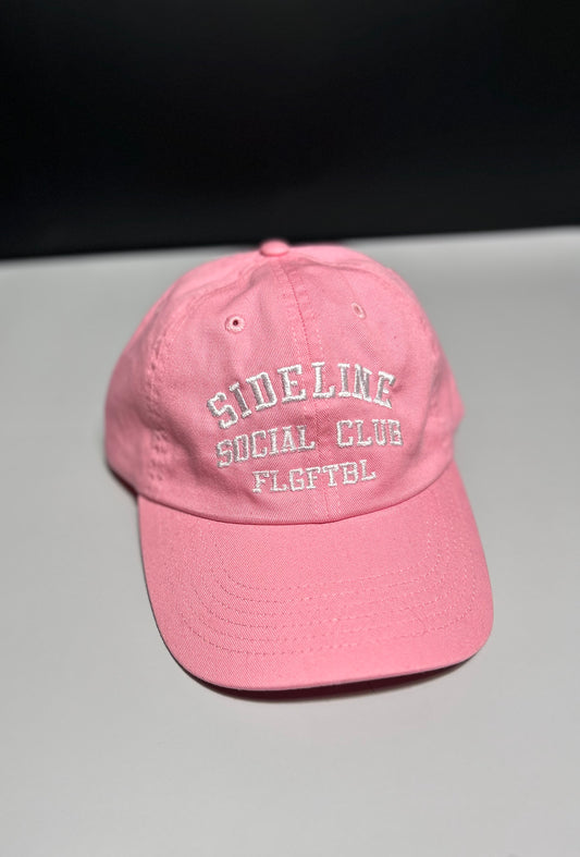 Sideline Social Club Dad Hat | Pink