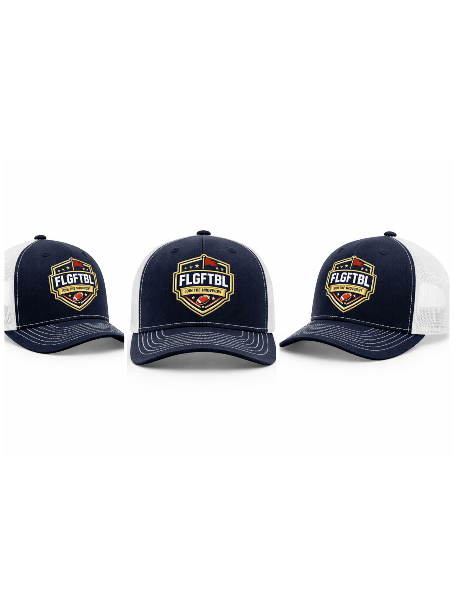 FLGFTBL Crest Hat | Navy/White