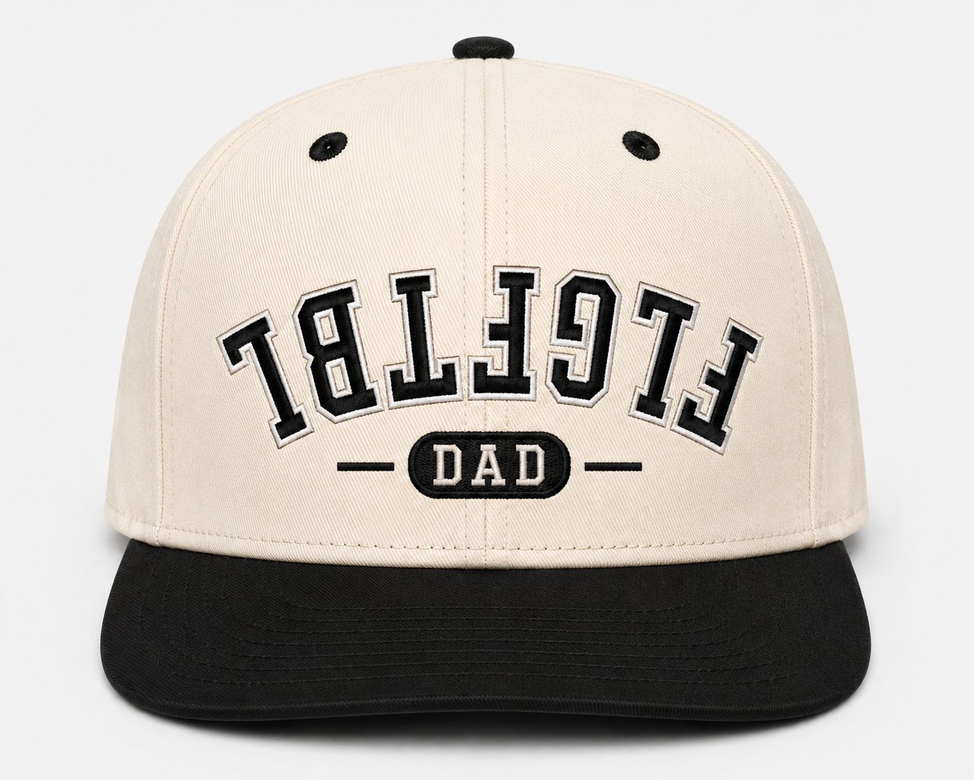 Upside FLGFTBL Dad Hat – Sand/Black