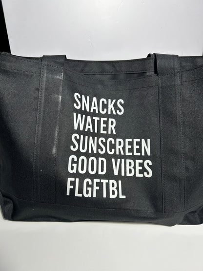 Sideline Social Club Tote | Black